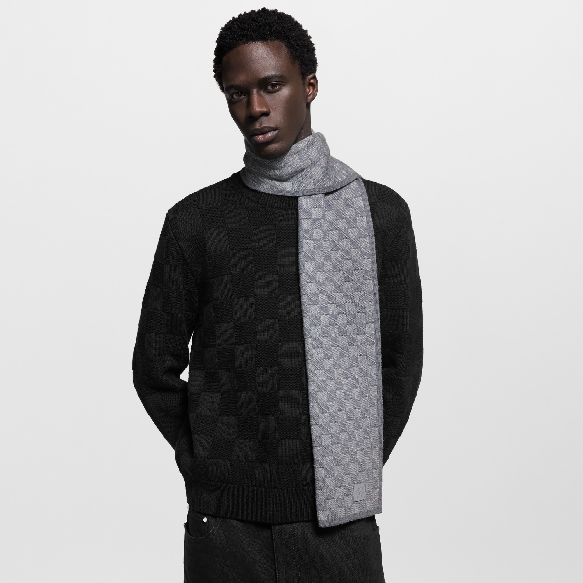 Néo Petit Damier Scarf S00 - Holiday Gifts - Holiday Gifts For Him